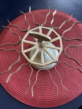Vintage STANDARD 8 Rubber Stamp Holder Carousel Spinning Rack Metal NO Stamps