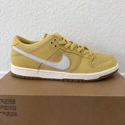 Nike SB Dunk Low Saturn Gold Orange Label FJ1674-700 Size 11.5 Box Lid Missing