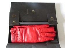 Tommy & Kate M/L Red Leather Gloves Limited Edition *Boxed*