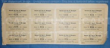 H8613 TITLE 1937 GAS COMPANY MENAGGIO ACTION COUPONS