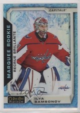 2018 O-Pee-Chee Platinum Marquee Rookies Arctic Freeze 30/79 Ilya Samsonov a2k