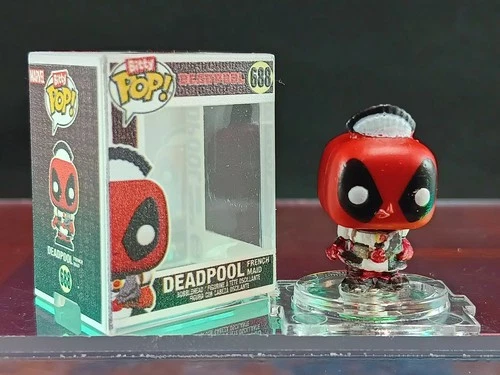 Bitty Pop! FRENCH MAID DEADPOOL CHASE Funko Marvel 1" Vinyl Figure