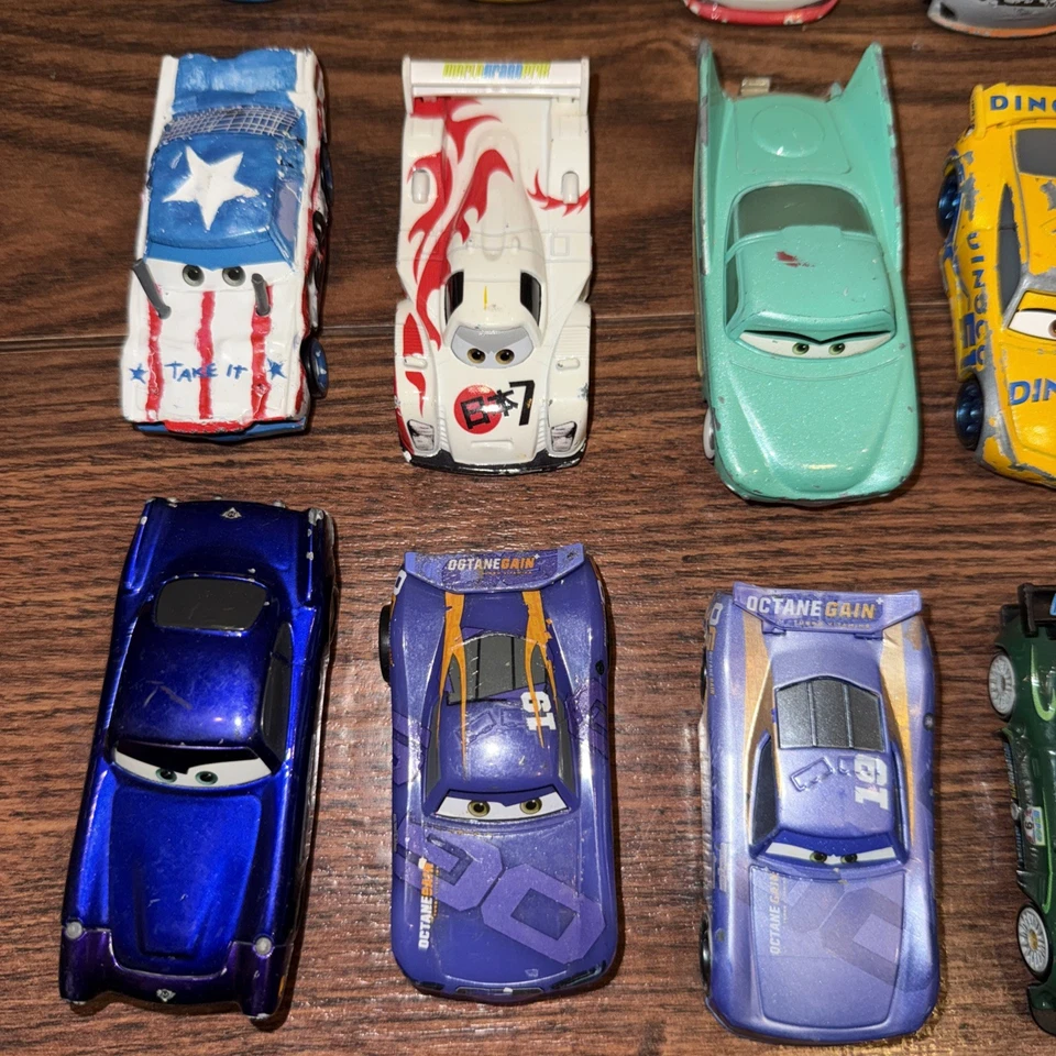 19 Disney Pixar Cars 2 Diecast Metal & Plastic Lot Racers - Image 2 of 4