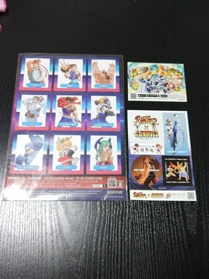 Marvel Capcom Sticker Set 14+ Capcom Street Fighter X Kashihara City Rockman X