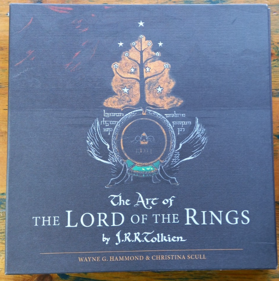 The Art of the Lord of the Rings JRR Tolkien Hardback Slipcase 60th Anniversary