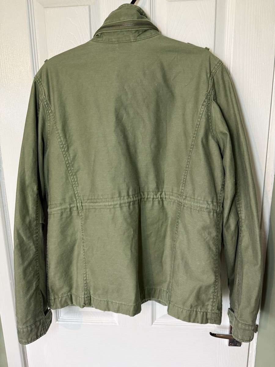 Superdry Military Field Utility Jacket UK 12-14 Drawcord
