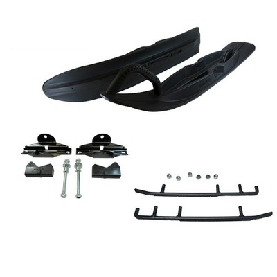 Exo-S All-Terrain Skis, Mount Kit & 8'' Carbides for Polaris fits many 2010-2017