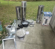 Brand New Dura-Vent Triple Wall Stove Pipes