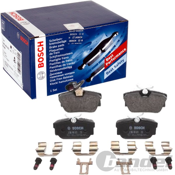 Bosch BremsbelÄGe Hinten Passend FüR VW California T4 Camper Transporter T4 BUS-image