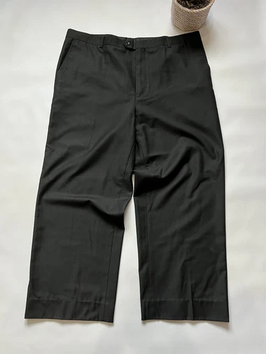 SAINT LAURENT (YSL) Pantalone formale classico vintage Yves Saint Laurent nero taglia 40