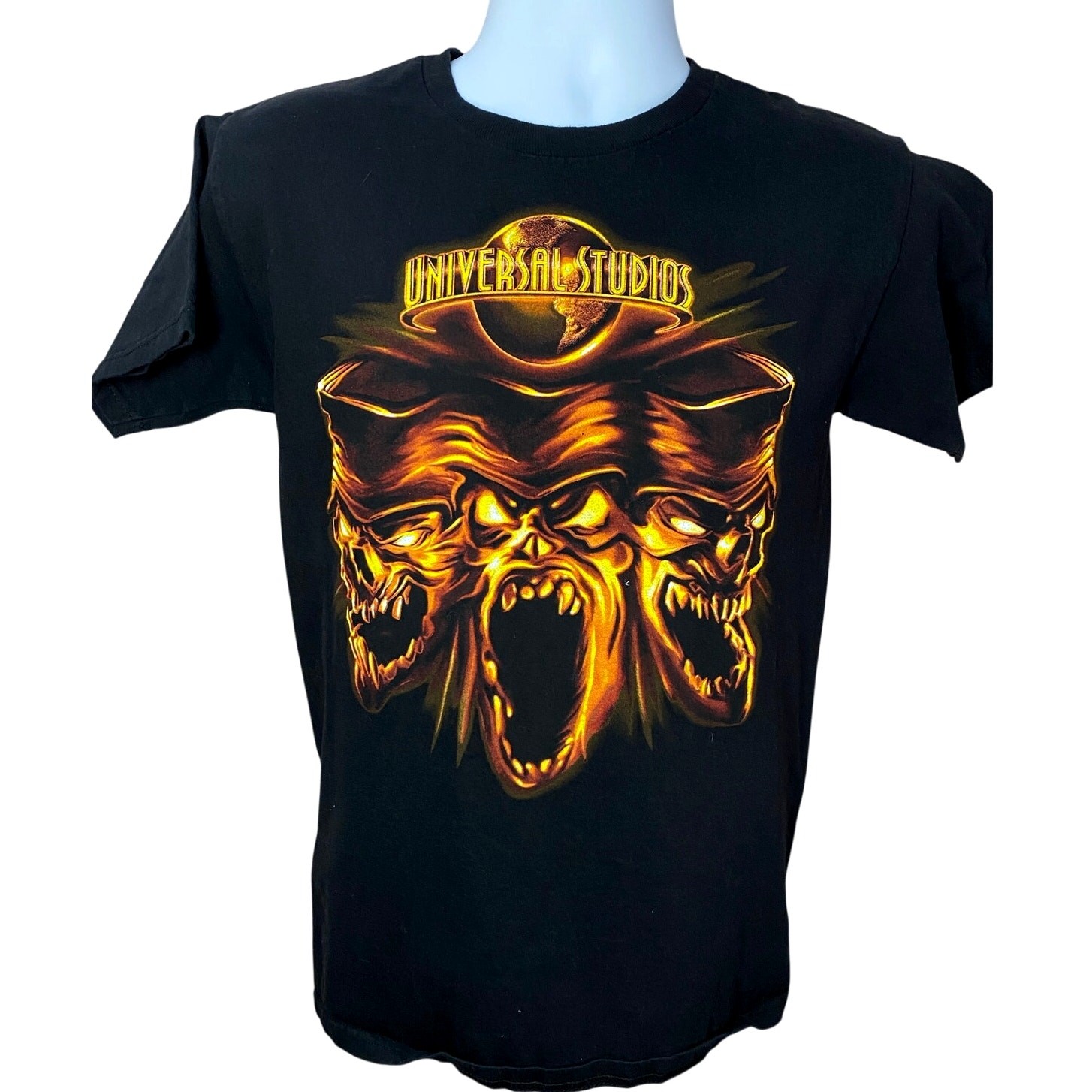 Vintage Revenge Of The Mummy Universal Studios Tee | Men's Small | Black
