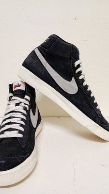Nike Blazer Mid '77 Vintage Black Suede CW2371-001 Men's Size US 9 Used