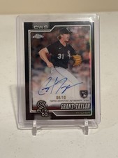 2026 Topps Chrome Grant Taylor Black 8/10 Rookie On Card Auto #RA-GT White Sox. rookie card picture