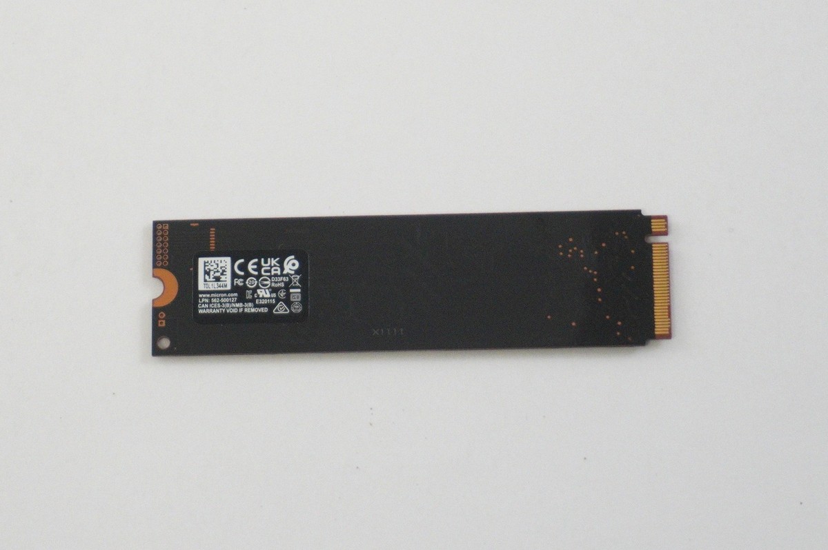 Micron 1TB NVMe SSD MTFDHBA1T0QFD 本体 MTFDKBA1T0QFM-1BD1AABGB Micron 1TB PCIe NVMe Gen4x4 M.2 2280 SSD