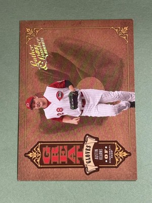 Austin Kearns 2005 Donruss Leather & Lumber Great Gloves Silver /100 #GG-1 DD357