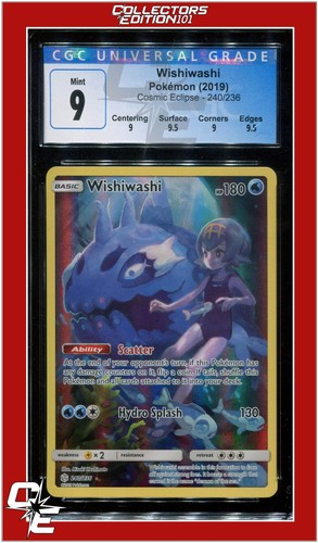 Wishiwashi graded CGC 9 for sale on eBay