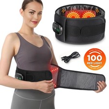 Massage Belt Electric Infrared Heated with Back Support Waist Vibration Massager