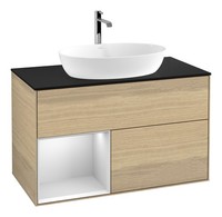 Villeroy & Boch Finion Waschbeckenunterschrank FüR Becken Mittig Regal Links...