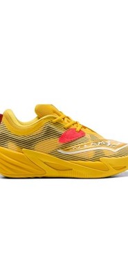 PUMA All-Pro Nitro Pikachu Pokémon Yellow Low Top Athletic Sneaker Striped