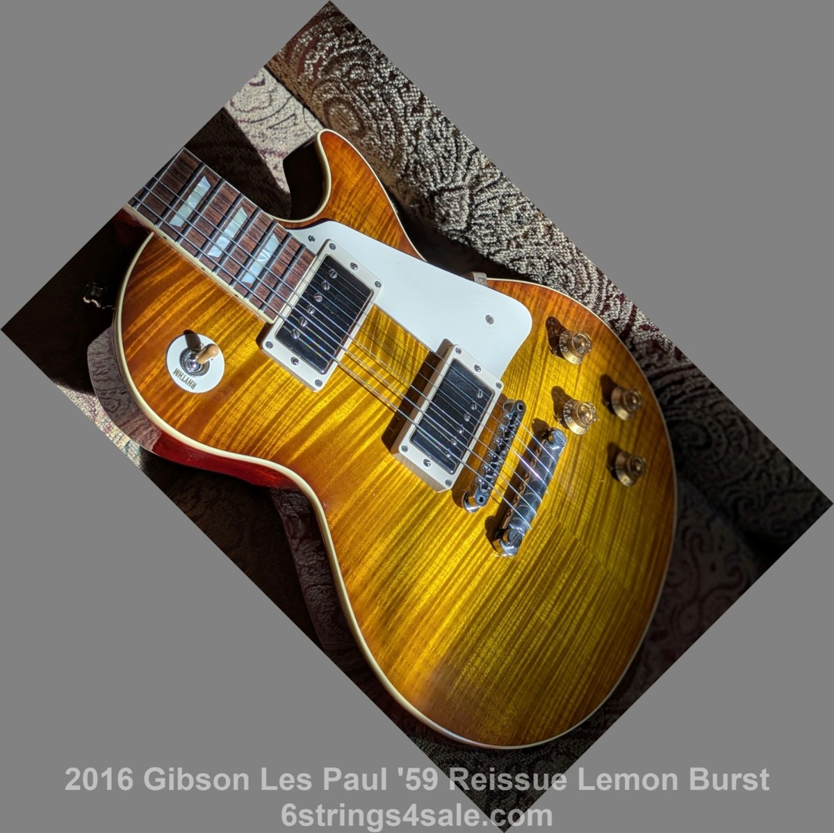 2016 Gibson '59 Les Paul Historic Reissue - Dirty Lemon Burst