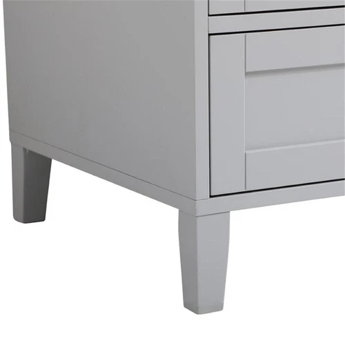 Elegant Decor Sommerville 48" Single Quartz Top Bathroom Vanity in Gray - Picture 11 of 15
