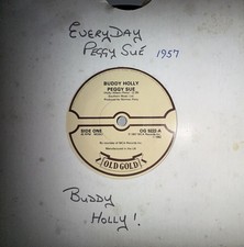 Buddy Holly - Peggy Sue / Everyday 1982 UK Mono 7” Single Very Good+ Condition