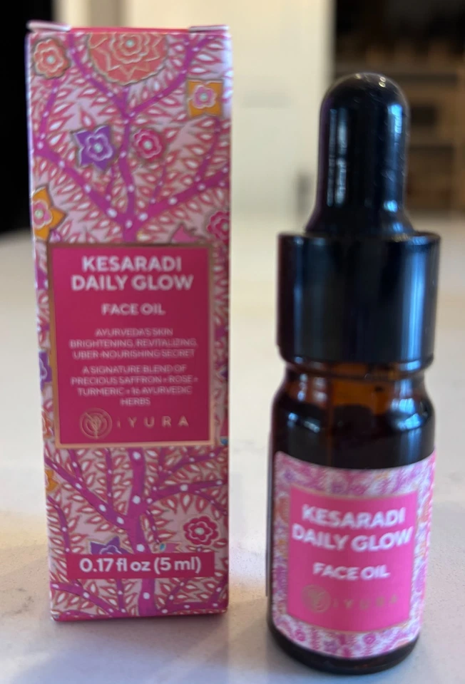 iYURA Kesaradi Daily Glow Face Oil Nourishing Moisturizing Vegan 0.17oz Exp 6/26 - Image 4 of 4