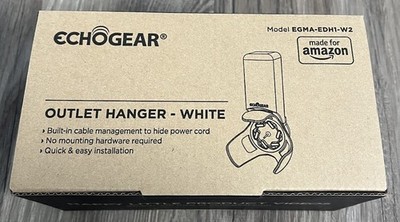 Amazon ECHOGEAR Outlet Hanger for Echo Dot 4th Generation - WHITE