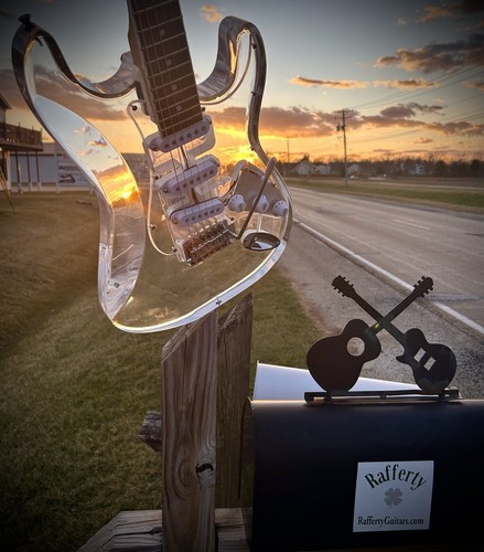 Rafferty Lucite “Clear Skies II” Electric Guitar - Picture 12 of 13