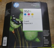GENUINE HP 952XL 3-PACK C/M/Y N9K30BN Color Ink Cartridges Expires 04/2028