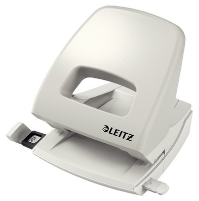 Bürolocher Leitz NeXXt Metall 25 Blatt grau mit Anschlagschiene 50050085