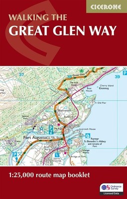 Walking the Great Glen Way Map Booklet: 1:25,000 OS Route Mapping by Paddy Dillo