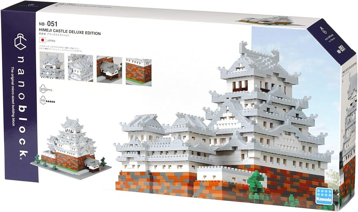 dream　5本セット Nanoblock Himeji Castle Deluxe Edition NB-051 Kawada 2750pcs