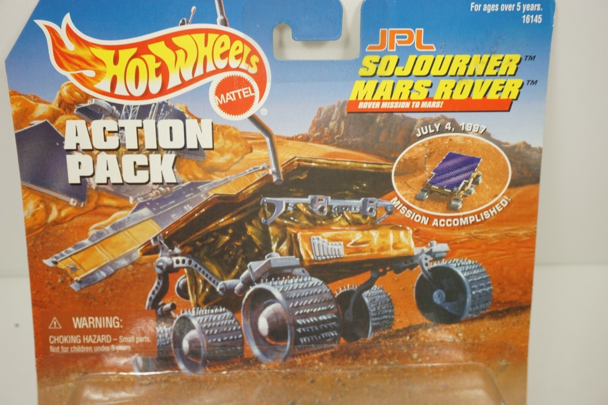 1997 Hot Wheels Action Pack JPL Sojourner Mars Rover, Lander