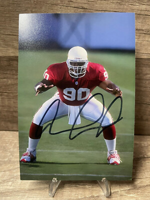Andre Wadsworth Cardinals Hand Signed 4x6 Photo TC46-5102