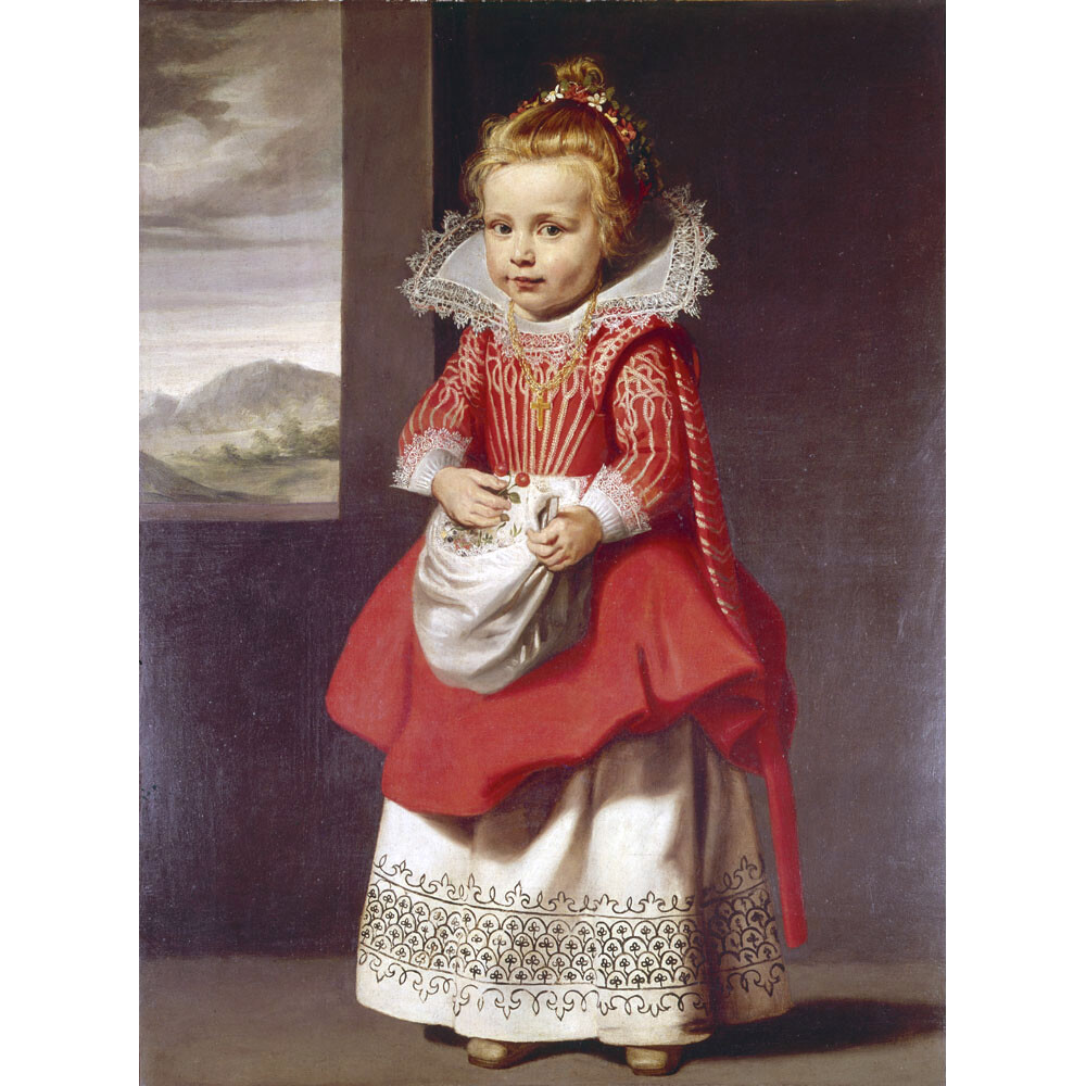 Portrait of the Artist's Daughter - C de Vos Print
