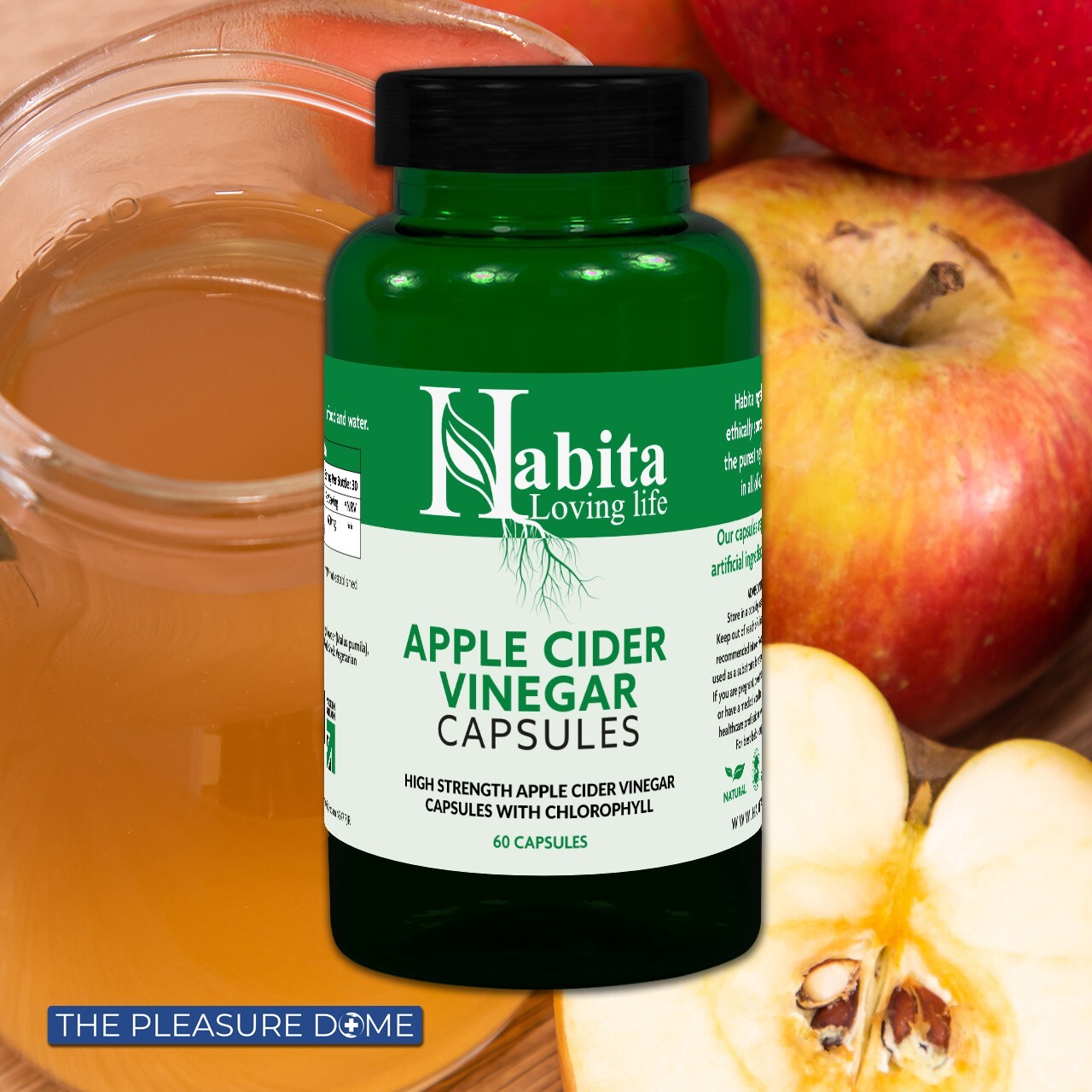 Apple Cider Vinegar Capsules 60 with 35% Acetic Acid