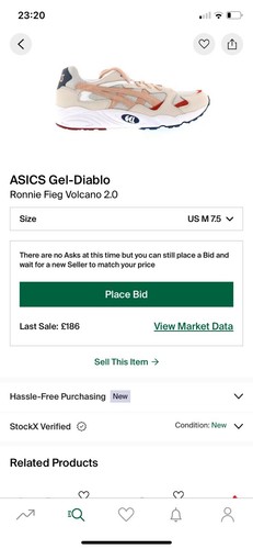 ASICS x Ronnie Fieg Gel-Diablo “Volcano 2.0” - UK 6.5 - Picture 4 of 5