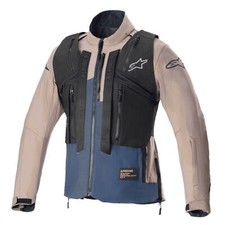 Giacca Alpinestars 2025 Techdura Marrone Falcon Notte Navy Adventure Enduro