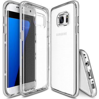 For Samsung Galaxy S7 Edge Ringke [FRAME] Clear Back Advanced Bumper Cover Case