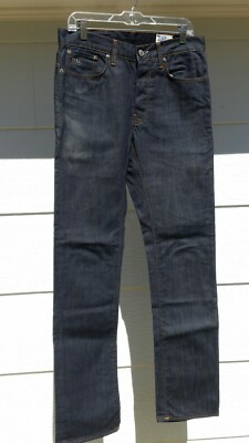 Mens Jeans 32W34L Classic Straight | eBay