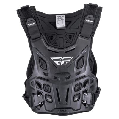 Fly Racing 2025 Motocross Revel Rost Schutz Rennen Ce Adult Schwarz MX Gelände