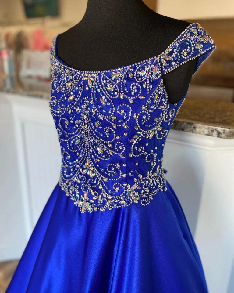 Custom Made little Kid Teens Preteen Birthday Formal Party Pageant Gown - Image 2 of 4