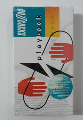 Buzzcocks    Playback (1992)   I.R.S. Records NTSC VHS NEW 