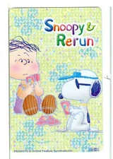 Single Playing Card Charles Schulz Art, Peanuts, "Snoopy" SC-8-19 A