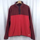 Blake Shelton Lands End 1/4 T-Snap Fleece Pullover Sweatshirt Mens Size XL