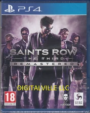 Saints Row The Third PS4 Open box in mint condition PlayStation 4