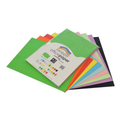 Rainbow A3 Copy Paper 30gsm Vesratile Vibrant Colorful innovative Pack of 100