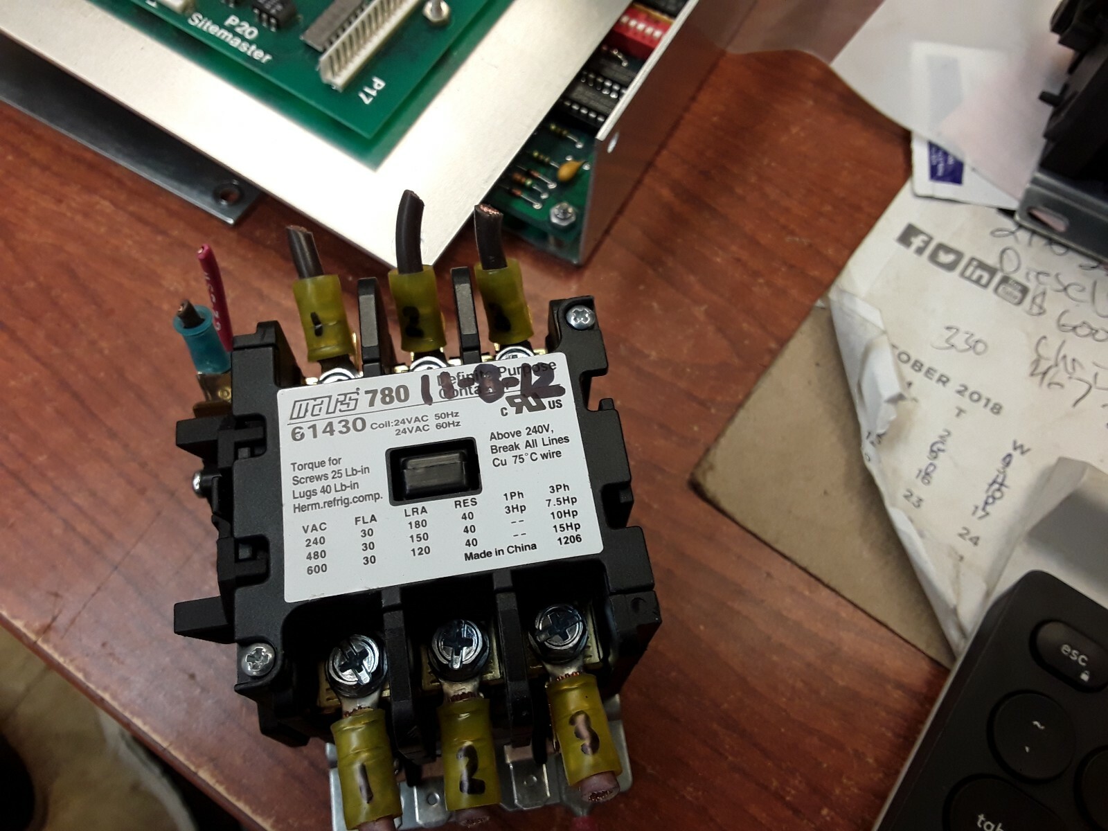 Mars 780 61430 Definite Purpose Contactor 