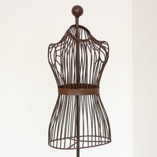 Elegante Mannequin, Schaufensterpuppe aus Stahl, Shabby-chic, Damenbüste